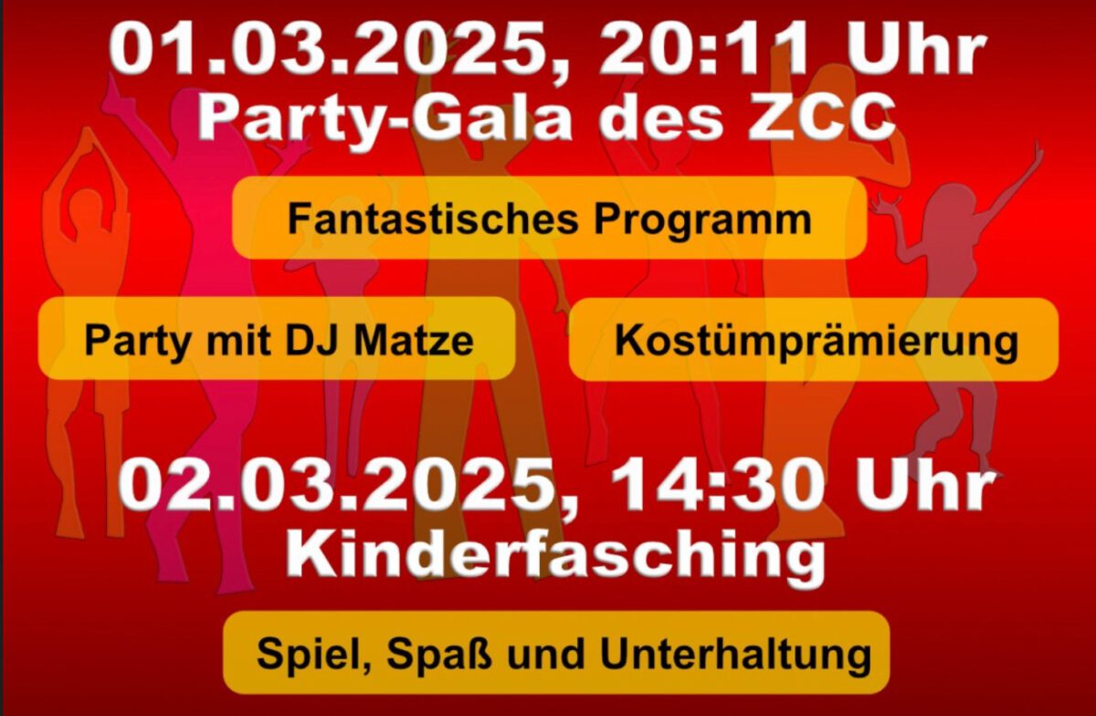 ZCC Veranstaltungen 2025